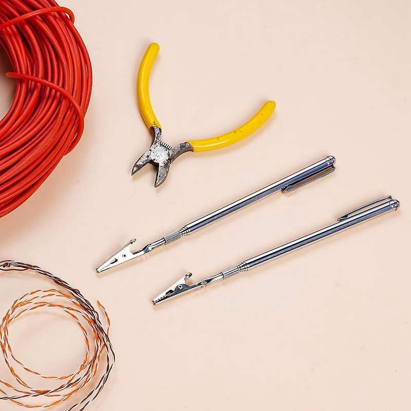 6pcs Telescoping Alligator Clip Joint Clamp for Mechanics Automobile