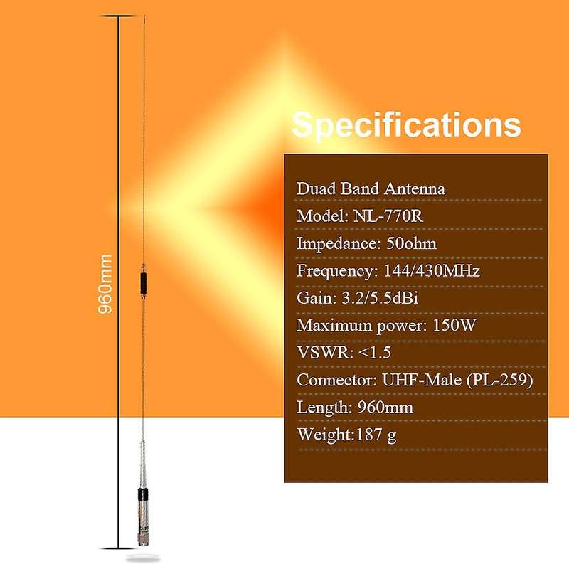 Nl-770r Car Antenna High Gain Car Radio Antenna
