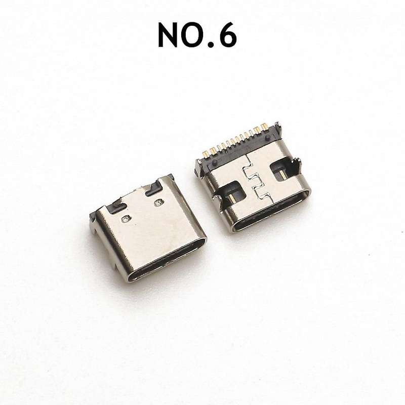 100pc 10models Type-c Usb Charging Dock Connectors Mix 6pin and 16pin