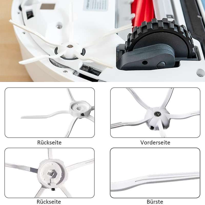10 Pcs Accessories for Xiaomi Roborock S7 T7s T7plus Vacuum and Floor