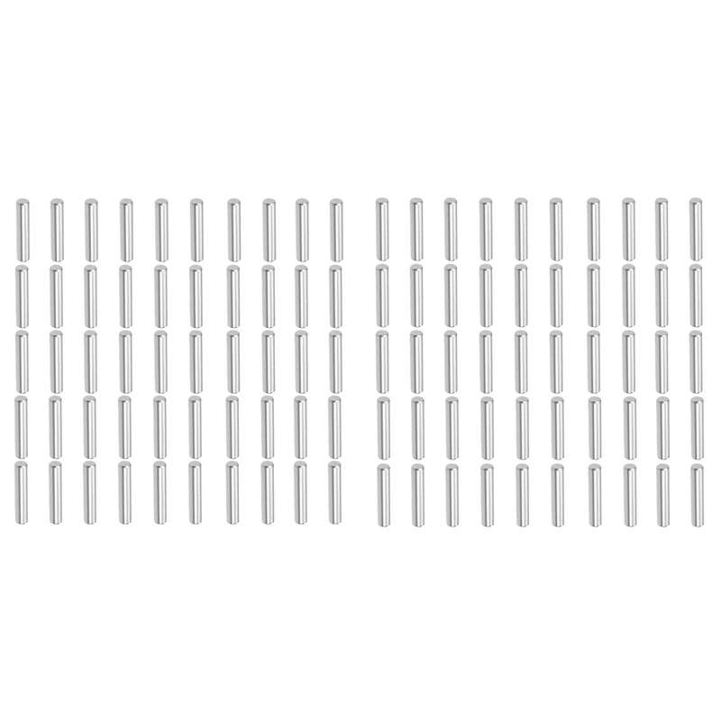 100pcs 4x 20mm Pin 304 Stainless Steel M4 Cylindrical Fixed Solid Pin