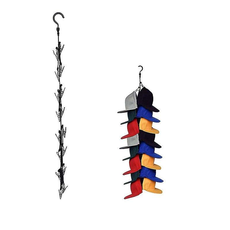 Cap Rack Holder 16 Baseball Cap Organizer Storage Door Hat Rack