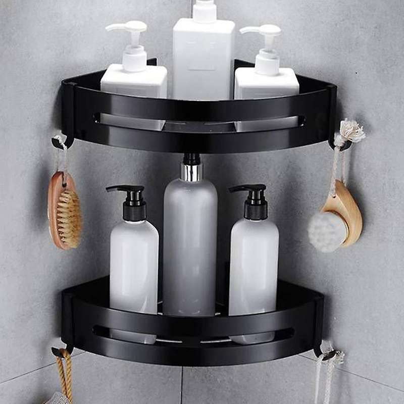Bathroom Storage Rack Aluminium Triple-cornered Rack Bathroom Shelf