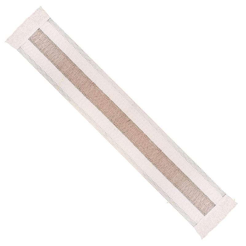 Macrame Table Runners Natural Burlap Table Runner, Splicing Cotton