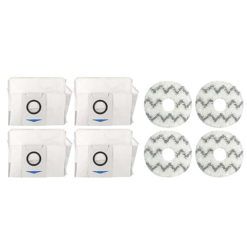 Replacement Spare Accessories Dust Bag Mop Cloth 8pcs