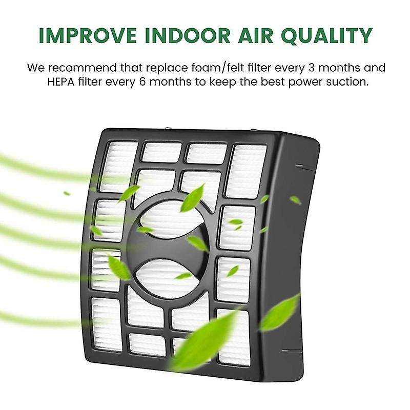 Nv680ukt Hepa Filters for Shark Rotator Duoclean Powered Lift-away