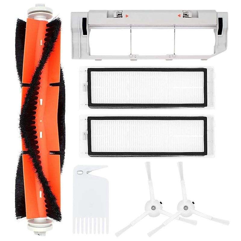For Roborock S55 S50 S51, Main Side Brush Hepa Filter Brush Cover