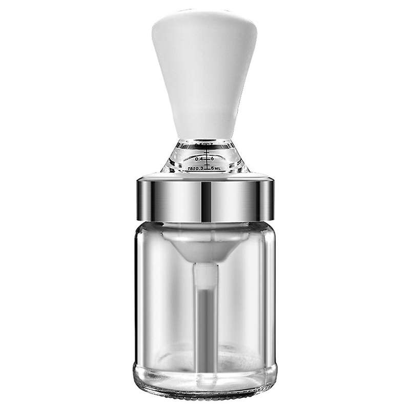 Silicone Glass Oil Bottle with Brush Grill Oil Brushes Tools 135ml