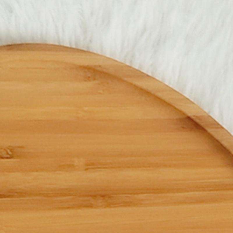 2 Pcs Bamboo Heart Shape Dessert Plate Serving Tray Dish Food Platter