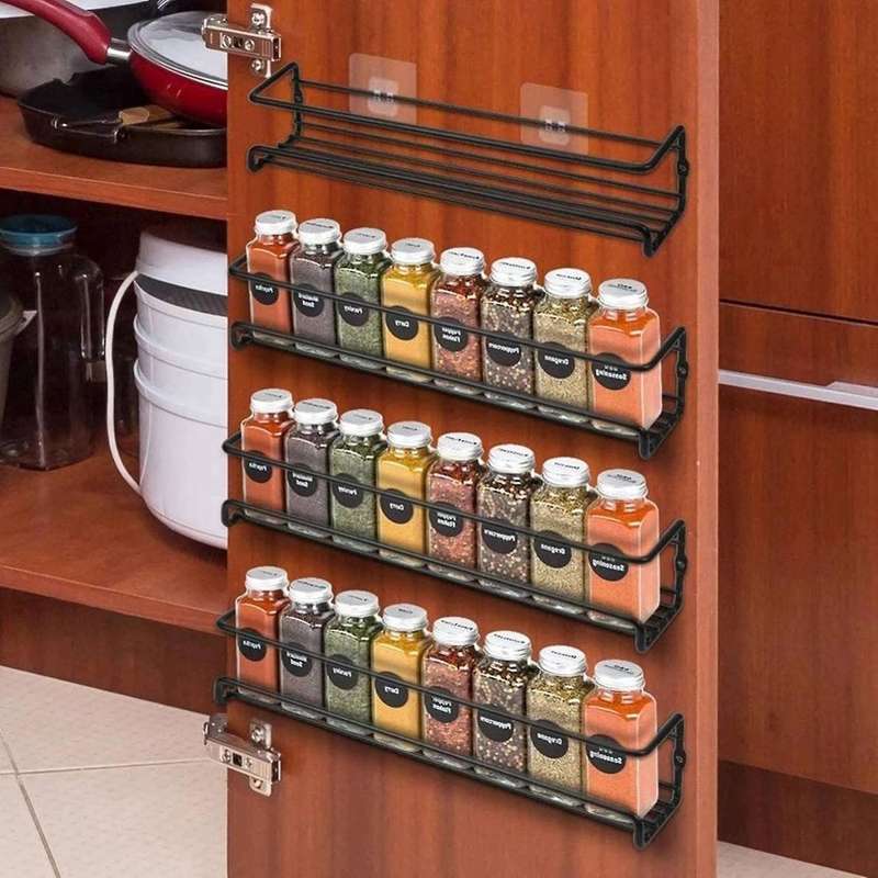 Kitchen Organizer Spice Organizer Wall Mount Seasoning Holder A
