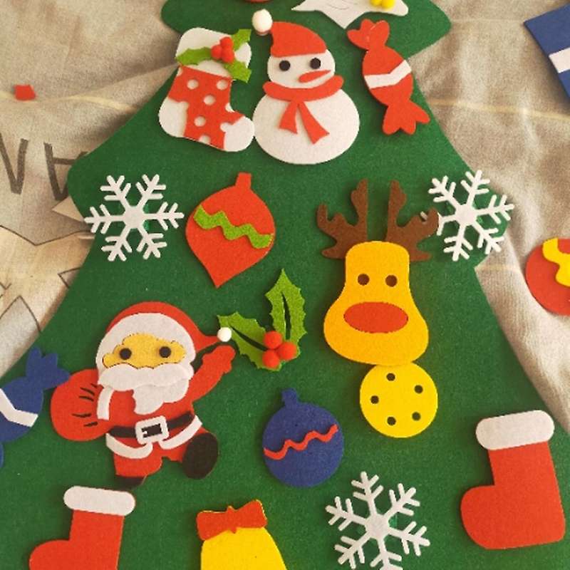 Diy Felt Christmas Tree Decorations for Home Christmas New Year A