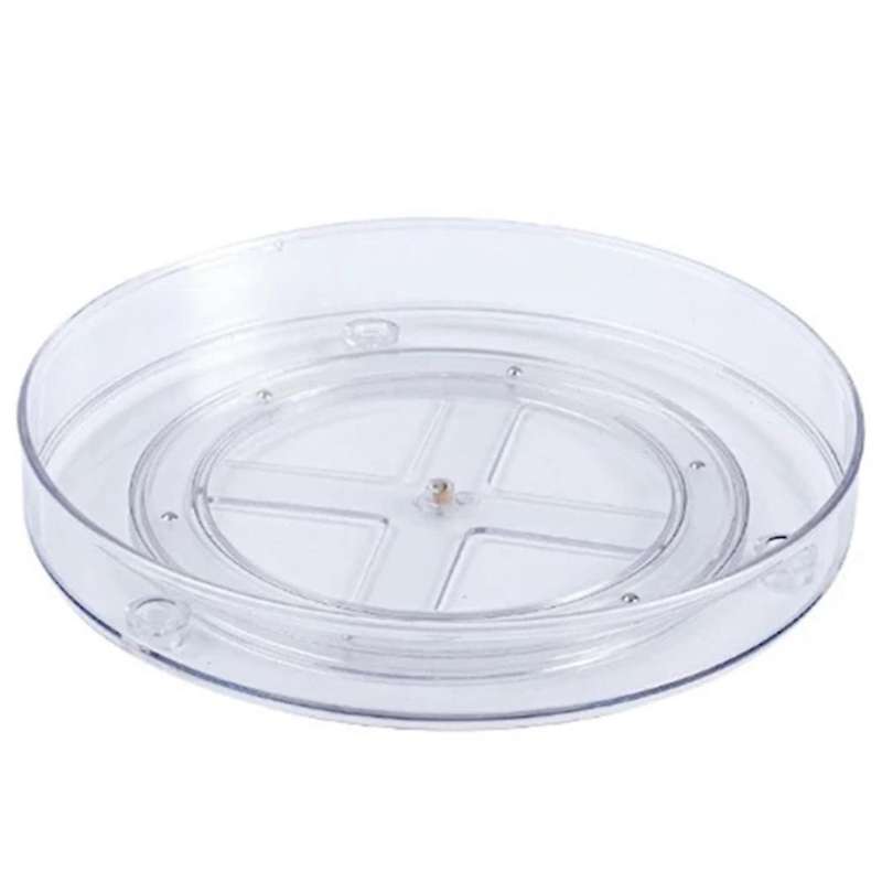 Transparent Multifunctional Rotating Rack Round Plastic Turntable -s