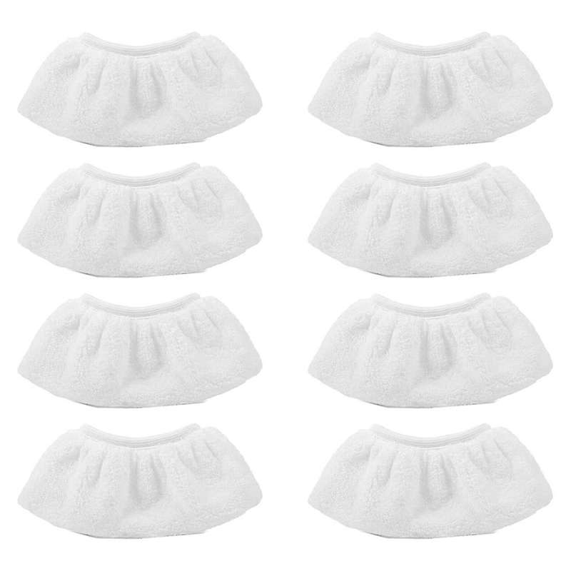 8 Pieces Of Microfiber Steam Mop Cloth Cleaning Pad Accessories