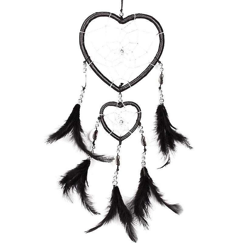 16 Pcs Diy Craft Dream Catchers Star & Heart Shape Rings Metal Hoops
