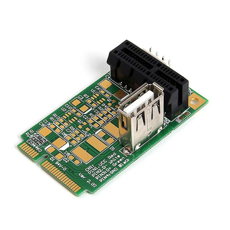 Mini Pcie to Pci Express 1x with Usb Riser Card Adapter