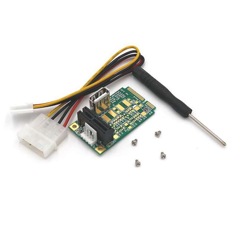 Mini Pcie to Pci Express 1x with Usb Riser Card Adapter