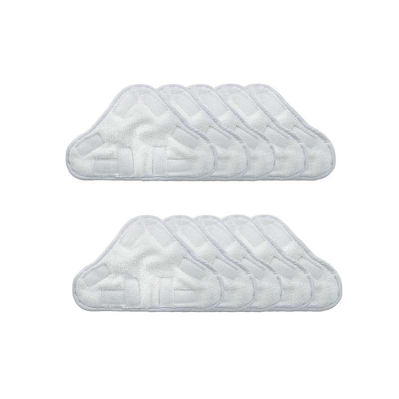 10pcs Mop Pads for H2o X5 Mop,microfiber Triple-cornered Cloth Pad