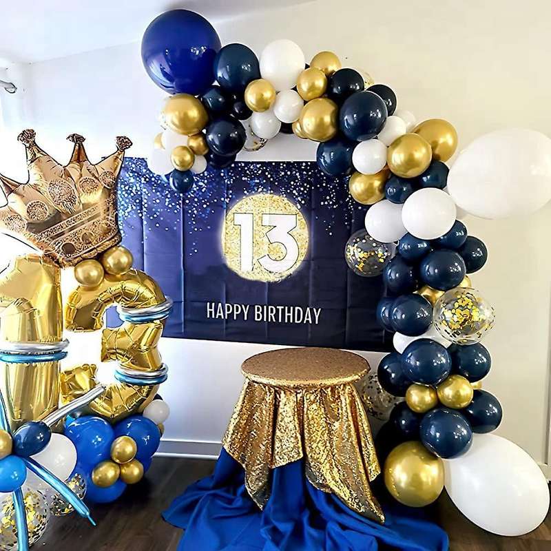 Navy Blue Balloons Garland Kit,for Birthday Baby Shower, Wedding