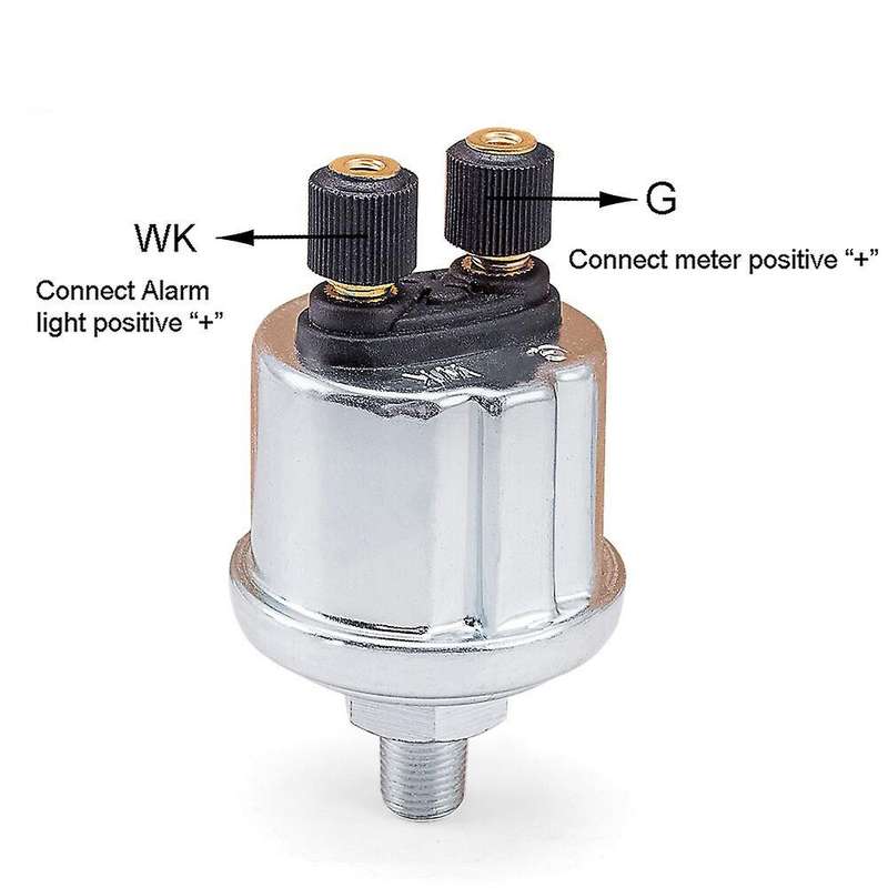 1/4npt 10mm Stainless Screw Plug Alarm Pressure Sensor Bright