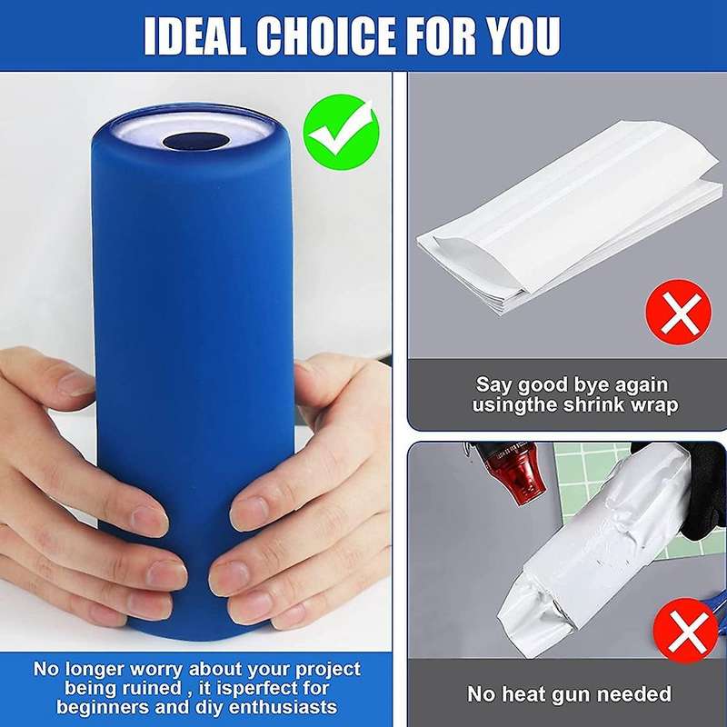 Silicone Bands Sleeve Kit for Sublimation Tumblers 20 Oz Skinny