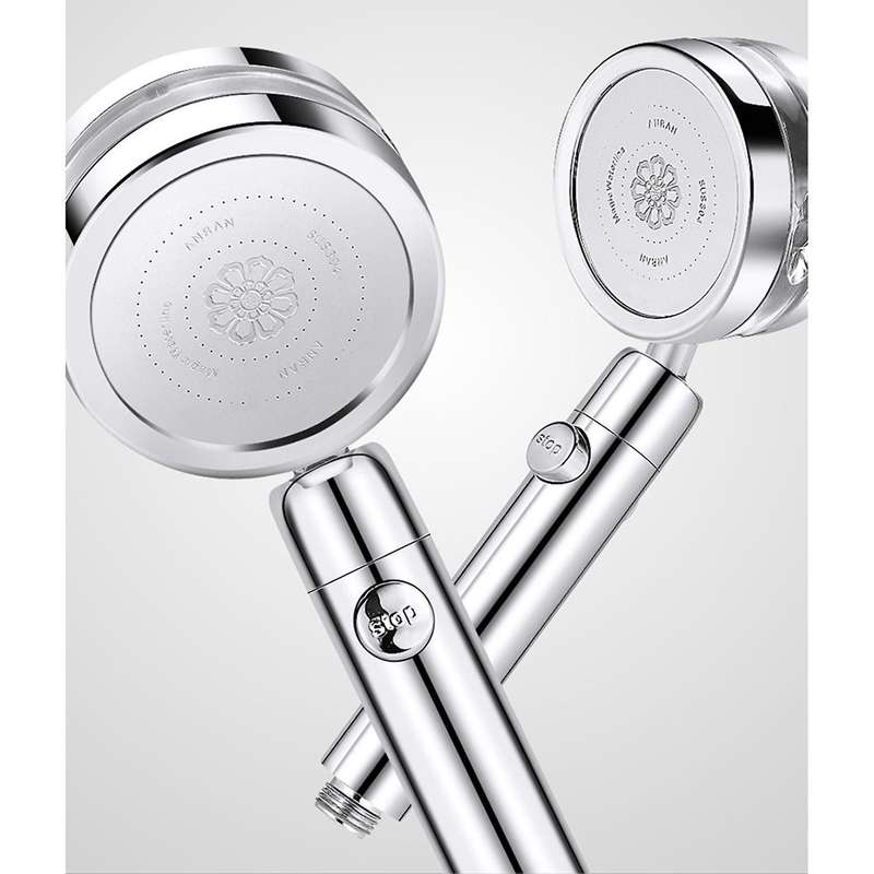 Turbocharge Shower Head High Pressure Detachable 360 Degree ,gold