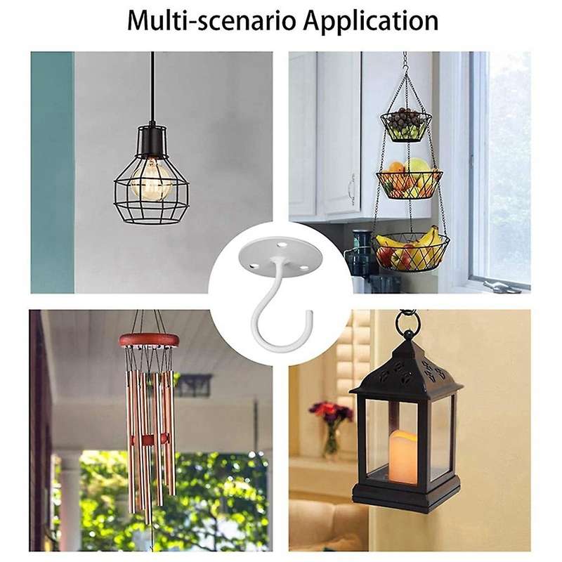 Ceiling Hooks for Hanging Plants,metal Hangers for Planters, 4-pack
