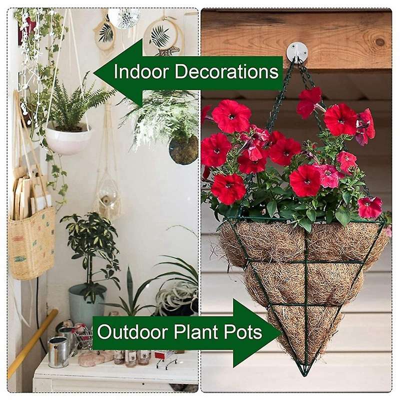 Ceiling Hooks for Hanging Plants,metal Hangers for Planters, 4-pack