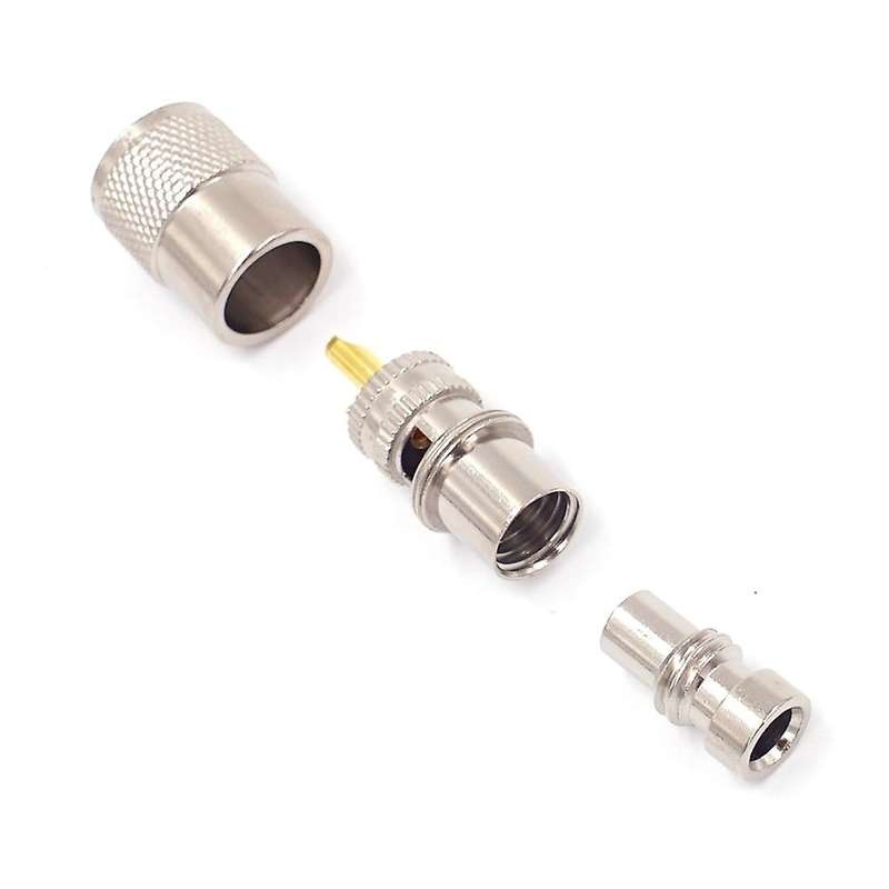10pcs Screwed Coupling Connector with Reducer for Rg8x Coaxial Cable