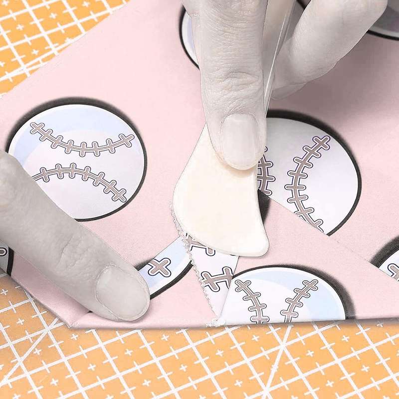 20 Pcs Bone Folder Paper Creaser Tool for Diy Leather Burnishing