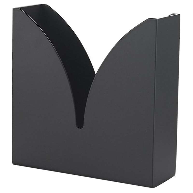 Paper Towel Rack Stainless Steel Vertical Tissue Holder Black, B