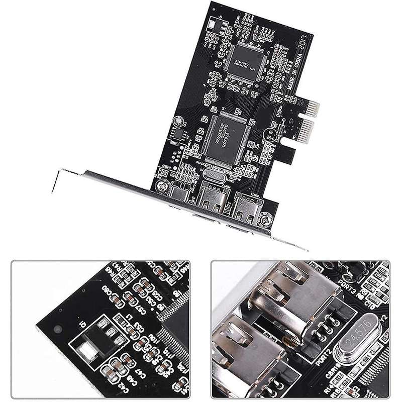Pci-e Pci Express Firewire Card, with Firewire Cable, for Video, Etc
