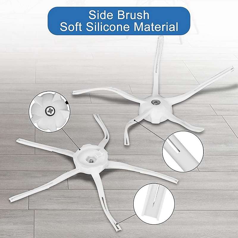 For Xiaomi Mijia Roborock S5 Max S6 Pure S4 S6 Robot Side Brush Black