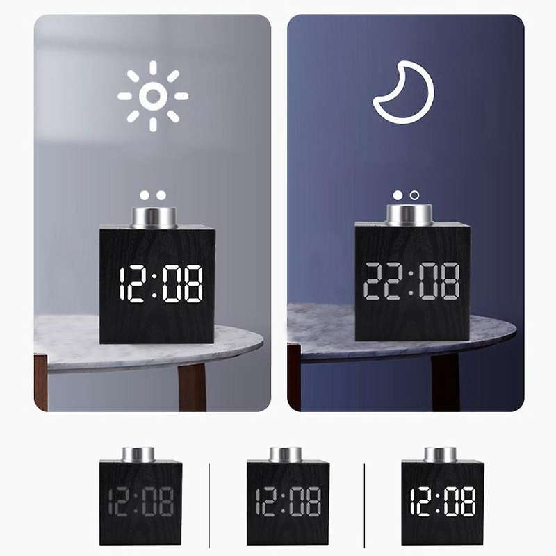 Digital Alarm Projection Desktop Clock,led Alarm Clocks Table Clock B