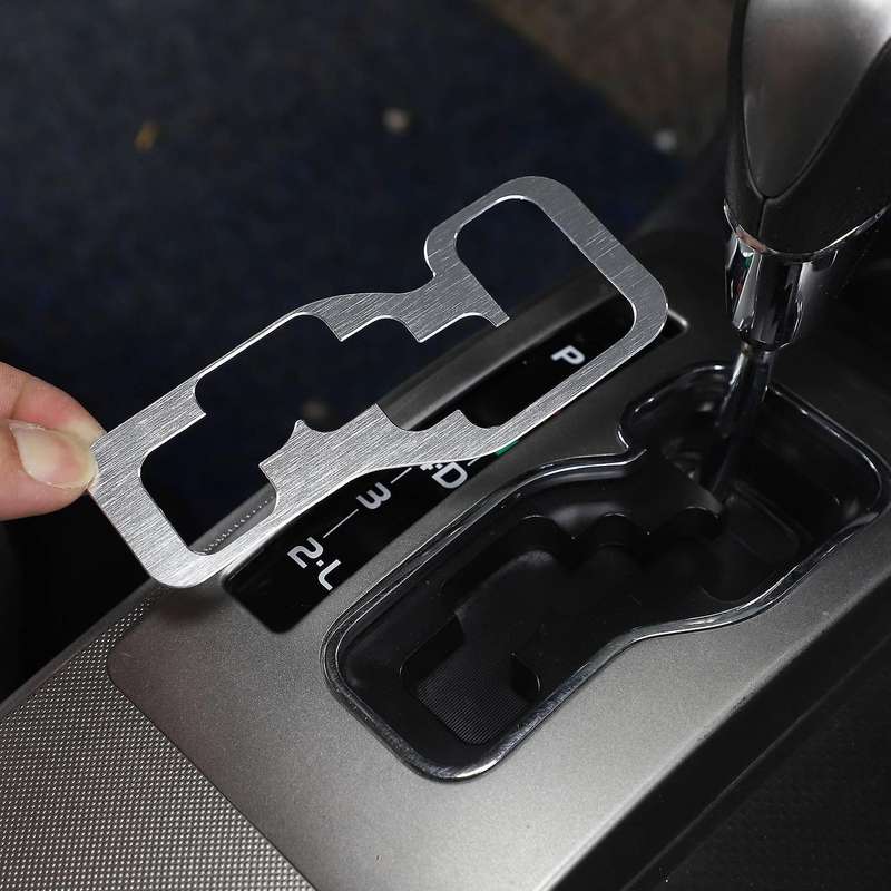 Car Central Control Gear Panel Car Interior Car Styling Silver