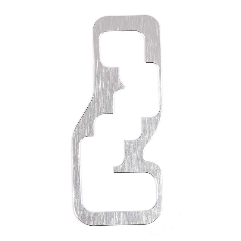 Car Central Control Gear Panel Car Interior Car Styling Silver