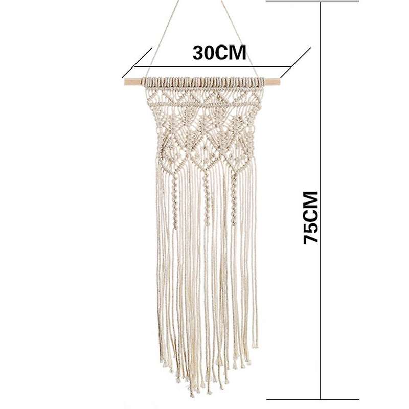 Macrame Woven Wall Hanging Boho Geometric Art Bedroom Decoration