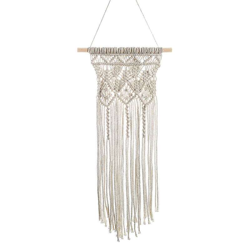 Macrame Woven Wall Hanging Boho Geometric Art Bedroom Decoration