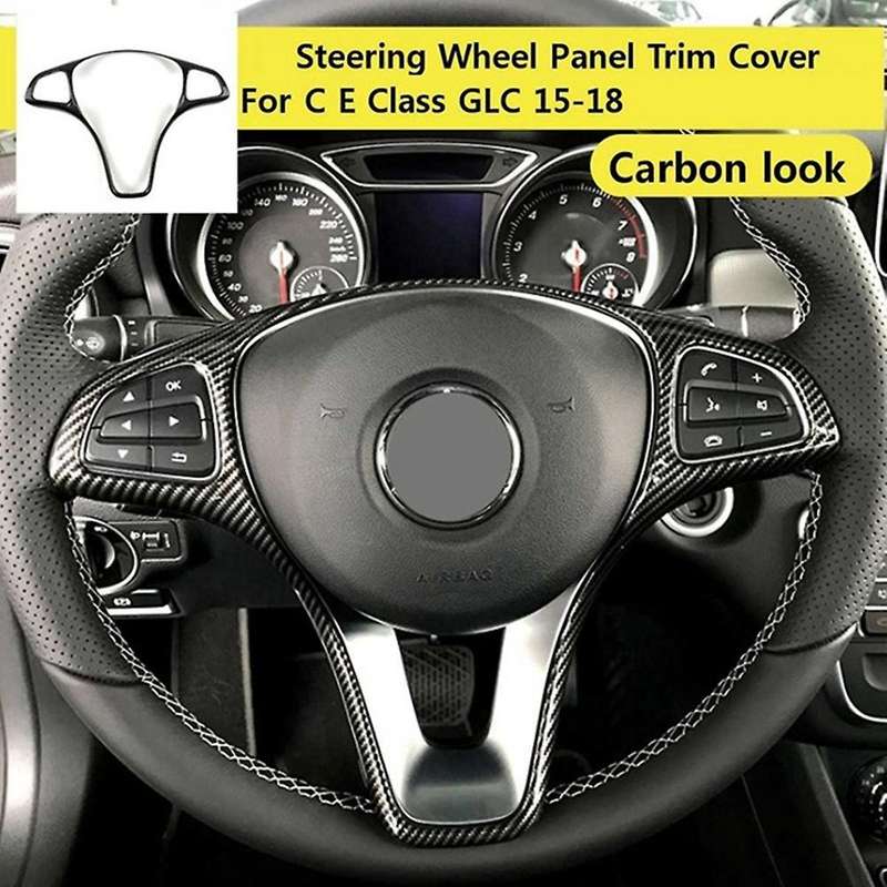 Steering Wheel Panel Cover Trim for Mercedes Benz W213 W205 X253