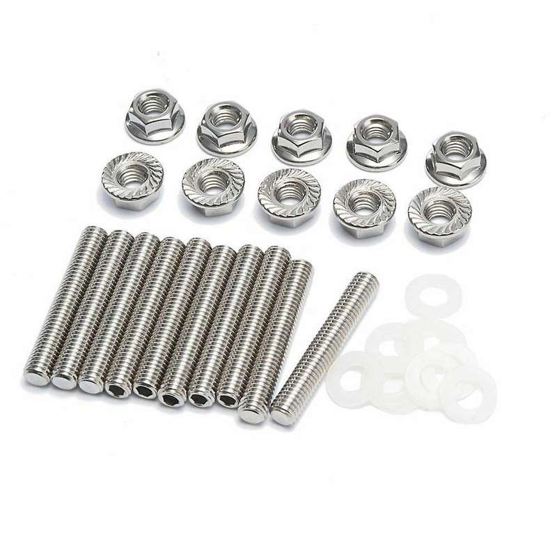 Stainless Exhaust Manifold Stud Studs Bolt Kit 1320-ext-extd-stud