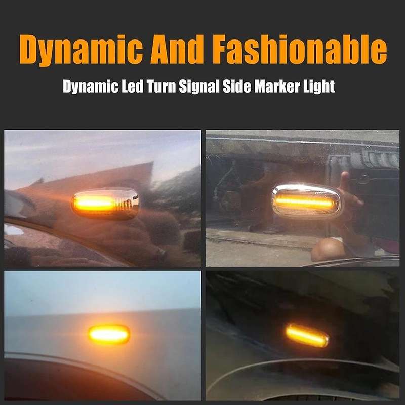 2pcs Side Marker Light Led Turn for Opel Zafira A 99-05 Astra G 98-09