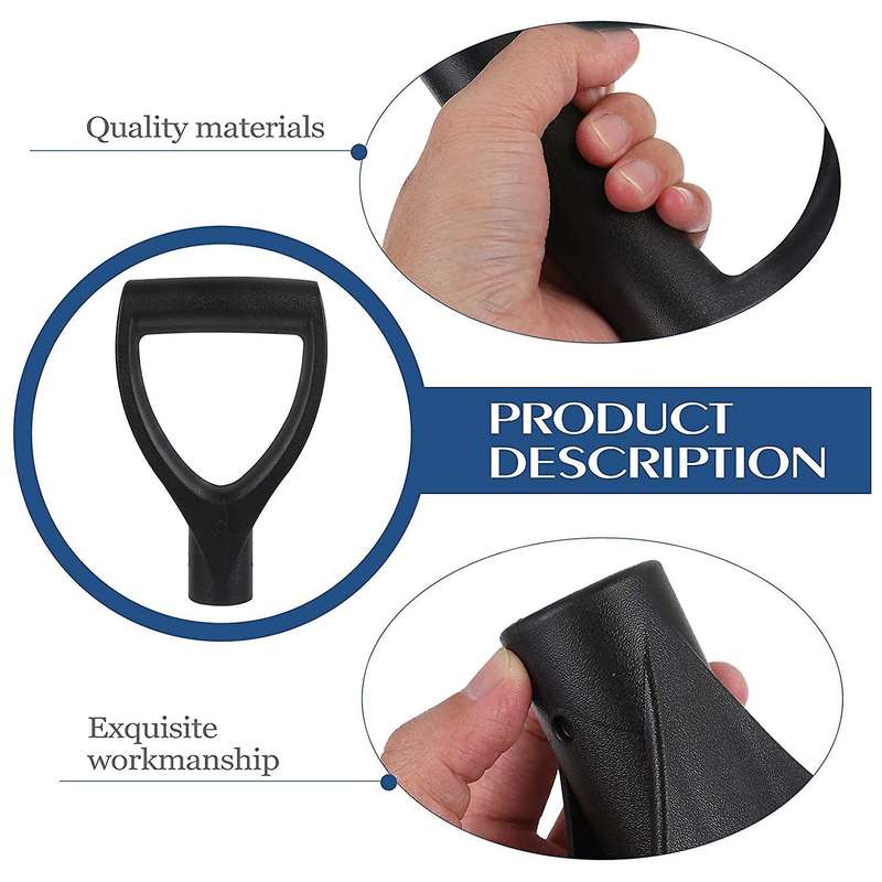 4pcs D Grip Hand Shovel Handle Replacement Snow Removal Tools