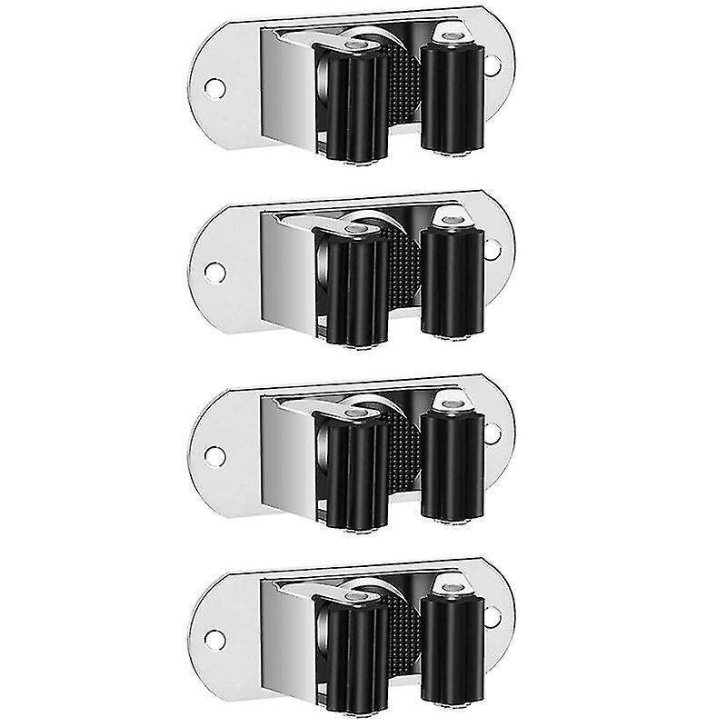 Broom Mop Holder Wall Mounted, 4pcs Broom Holder