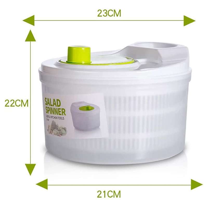 Salad Washing Machine Lettuce Rotating Vegetable Washer Large