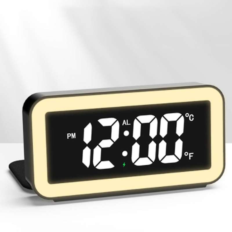 Mirror Digital Led Makeup Mirror Alarm Clock Electronic Alarm Clock