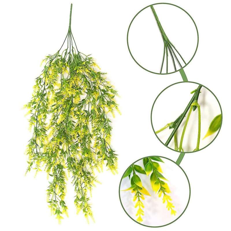 2pcs Artificial Hanging Plants, 32in Fake Hanging Plant B