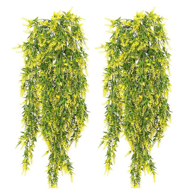 2pcs Artificial Hanging Plants, 32in Fake Hanging Plant B