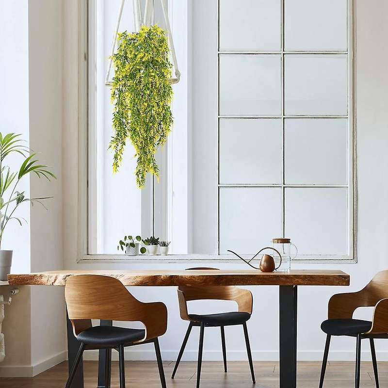 2pcs Artificial Hanging Plants, 32in Fake Hanging Plant B