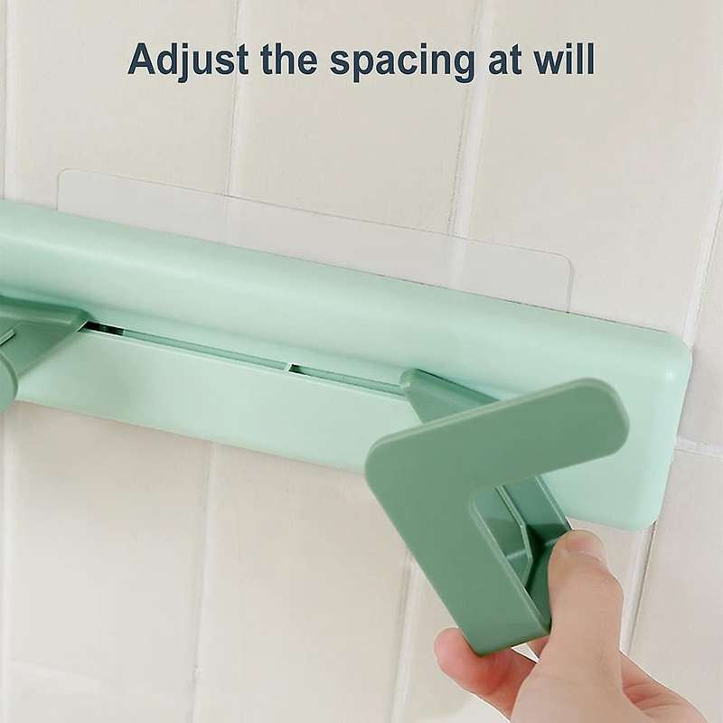 3 Pcs Retractable Pot Cover Rack Wall-mounted Kitchen Utensil Bracket