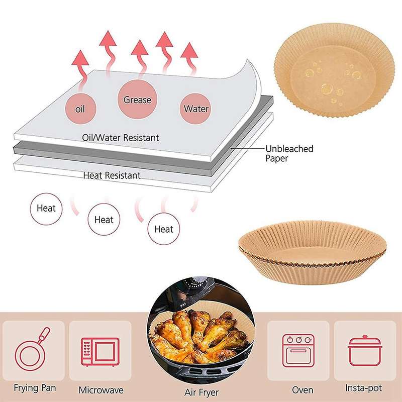 Air Fryer Parchment Paper Liners Non-stick Air Fryer Liners 20cm A