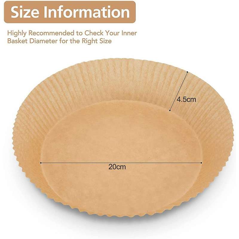 Air Fryer Parchment Paper Liners Non-stick Air Fryer Liners 20cm A